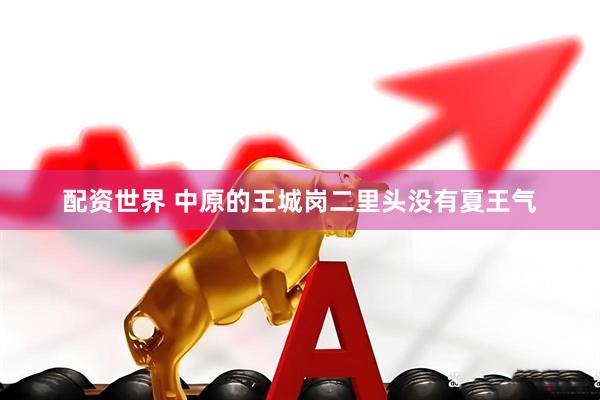 配资世界 中原的王城岗二里头没有夏王气